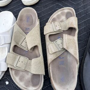 Birkenstock Tan Suede Sandals